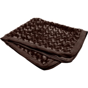 image:imageFurhaven Replacement Dog Bed Cover WaterResistant IndoorOutdoor Logo Print Oxford Polycanvas Mattress Washable  Deep Lagoon Jumbo XLargeChocolate