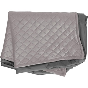 image:imageFurhaven Replacement Dog Bed Cover WaterResistant IndoorOutdoor Logo Print Oxford Polycanvas Mattress Washable  Deep Lagoon Jumbo XLargeConvertible Quilt Top Gray