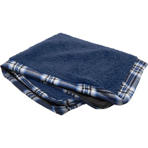 image:imageFurhaven Replacement Dog Bed Cover WaterResistant IndoorOutdoor Logo Print Oxford Polycanvas Mattress Washable  Deep Lagoon Jumbo XLargeSherpa  Plaid Flannel Midnight Blue