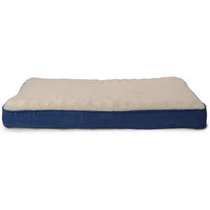 image:imageFurhaven Replacement Dog Bed Cover WaterResistant IndoorOutdoor Logo Print Oxford Polycanvas Mattress Washable  Deep Lagoon Jumbo XLargeSherpa  Suede Navy