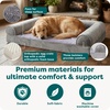 image:imageFurHaven Classic Sofa Orthopedic Dog Bed for Large Dogs with Orthopedic Egg Crate with a Solid Orthopedic Foam Base for Joint Support Removable Washable Cover Large Quilted Sofa Iron GraySmoke Gray