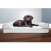 image:imageFurHaven Classic Sofa Orthopedic Dog Bed for Large Dogs with Orthopedic Egg Crate with a Solid Orthopedic Foam Base for Joint Support Removable Washable Cover Large Quilted Sofa Iron GraySilver Gray