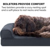 image:imageFurHaven Classic Sofa Orthopedic Dog Bed for Large Dogs with Orthopedic Egg Crate with a Solid Orthopedic Foam Base for Joint Support Removable Washable Cover Large Quilted Sofa Iron GrayIron Gray