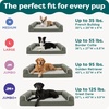 image:imageFurHaven Classic Sofa Orthopedic Dog Bed for Large Dogs with Orthopedic Egg Crate with a Solid Orthopedic Foam Base for Joint Support Removable Washable Cover Large Quilted Sofa Iron GraySmoke Gray