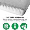 image:imageFurHaven Classic Sofa Orthopedic Dog Bed for Large Dogs with Orthopedic Egg Crate with a Solid Orthopedic Foam Base for Joint Support Removable Washable Cover Large Quilted Sofa Iron GraySilver Gray