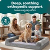 image:imageFurHaven Classic Sofa Orthopedic Dog Bed for Large Dogs with Orthopedic Egg Crate with a Solid Orthopedic Foam Base for Joint Support Removable Washable Cover Large Quilted Sofa Iron GraySmoke Gray