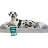 image:imageFurHaven Classic Sofa Orthopedic Dog Bed for Large Dogs with Orthopedic Egg Crate with a Solid Orthopedic Foam Base for Joint Support Removable Washable Cover Large Quilted Sofa Iron GraySmoke Gray