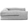 image:imageFurHaven Classic Sofa Orthopedic Dog Bed for Large Dogs with Orthopedic Egg Crate with a Solid Orthopedic Foam Base for Joint Support Removable Washable Cover Large Quilted Sofa Iron GraySmoke Gray