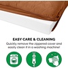 image:imageFurHaven Classic Sofa Orthopedic Dog Bed for Large Dogs with Orthopedic Egg Crate with a Solid Orthopedic Foam Base for Joint Support Removable Washable Cover Large Quilted Sofa Iron GrayToasted Brown
