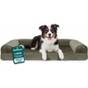 image:imageFurHaven Classic Sofa Orthopedic Dog Bed for Large Dogs with Orthopedic Egg Crate with a Solid Orthopedic Foam Base for Joint Support Removable Washable Cover Large Quilted Sofa Iron GrayDark Sage