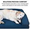 image:imageFurHaven Classic Sofa Orthopedic Dog Bed for Large Dogs with Orthopedic Egg Crate with a Solid Orthopedic Foam Base for Joint Support Removable Washable Cover Large Quilted Sofa Iron GrayNavy Blue