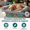 image:imageFurHaven Classic Sofa Orthopedic Dog Bed for Large Dogs with Orthopedic Egg Crate with a Solid Orthopedic Foam Base for Joint Support Removable Washable Cover Large Quilted Sofa Iron GraySmoke Gray