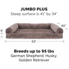 image:imageFurHaven Classic Sofa Orthopedic Dog Bed for Large Dogs with Orthopedic Egg Crate with a Solid Orthopedic Foam Base for Joint Support Removable Washable Cover Large Quilted Sofa Iron GrayDriftwood Brown