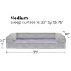 image:imageFurHaven Classic Sofa Orthopedic Dog Bed for Large Dogs with Orthopedic Egg Crate with a Solid Orthopedic Foam Base for Joint Support Removable Washable Cover Large Quilted Sofa Iron GraySmoke Gray