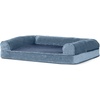 image:imageFurHaven Classic Sofa Orthopedic Dog Bed for Large Dogs with Orthopedic Egg Crate with a Solid Orthopedic Foam Base for Joint Support Removable Washable Cover Large Quilted Sofa Iron GrayHarbor Blue