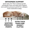 image:imageFurHaven Classic Sofa Orthopedic Dog Bed for Large Dogs with Orthopedic Egg Crate with a Solid Orthopedic Foam Base for Joint Support Removable Washable Cover Large Quilted Sofa Iron GrayDark Sage