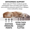 image:imageFurHaven Classic Sofa Orthopedic Dog Bed for Large Dogs with Orthopedic Egg Crate with a Solid Orthopedic Foam Base for Joint Support Removable Washable Cover Large Quilted Sofa Iron GrayDriftwood Brown