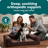 image:imageFurHaven Classic Sofa Orthopedic Dog Bed for Large Dogs with Orthopedic Egg Crate with a Solid Orthopedic Foam Base for Joint Support Removable Washable Cover Large Quilted Sofa Iron GrayCoffee