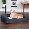 image:imageFurHaven Classic Sofa Orthopedic Dog Bed for Large Dogs with Orthopedic Egg Crate with a Solid Orthopedic Foam Base for Joint Support Removable Washable Cover Large Quilted Sofa Iron GrayIron Gray