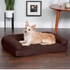 image:imageFurHaven Classic Sofa Orthopedic Dog Bed for Large Dogs with Orthopedic Egg Crate with a Solid Orthopedic Foam Base for Joint Support Removable Washable Cover Large Quilted Sofa Iron GrayCoffee