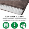 image:imageFurHaven Classic Sofa Orthopedic Dog Bed for Large Dogs with Orthopedic Egg Crate with a Solid Orthopedic Foam Base for Joint Support Removable Washable Cover Large Quilted Sofa Iron GrayDriftwood Brown