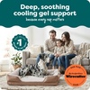 image:imageFurHaven Cooling Gel Dog Bed for Large Dogs Perfect Comfort Sofa Bed with Cool GelTop Foam with a Solid Orthopedic Foam Base for Joint Support Washable Cover Jumbo XL Plush amp Velvet Granite GrayBrownstone