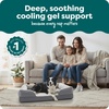 image:imageFurHaven Cooling Gel Dog Bed for Large Dogs Perfect Comfort Sofa Bed with Cool GelTop Foam with a Solid Orthopedic Foam Base for Joint Support Washable Cover Jumbo XL Plush amp Velvet Granite GrayGranite Gray