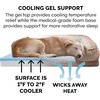 image:imageFurHaven Cooling Gel Dog Bed for Large Dogs Perfect Comfort Sofa Bed with Cool GelTop Foam with a Solid Orthopedic Foam Base for Joint Support Washable Cover Jumbo XL Plush amp Velvet Granite GrayBrownstone