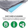 image:imageFurHaven Cooling Gel Dog Bed for Large Dogs Perfect Comfort Sofa Bed with Cool GelTop Foam with a Solid Orthopedic Foam Base for Joint Support Washable Cover Jumbo XL Plush amp Velvet Granite GrayGranite Gray