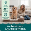 image:imageFurHaven Cooling Gel Dog Bed for Large Dogs Perfect Comfort Sofa Bed with Cool GelTop Foam with a Solid Orthopedic Foam Base for Joint Support Washable Cover Jumbo XL Plush amp Velvet Granite GrayBrownstone