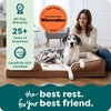 image:imageFurHaven Cooling Gel Dog Bed for Large Dogs Perfect Comfort Sofa Bed with Cool GelTop Foam with a Solid Orthopedic Foam Base for Joint Support Washable Cover Jumbo XL Plush amp Velvet Granite GrayBrownstone