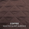 image:imageFurHaven Dog Bed Cover Replacement SofaStyle Design with Soft Quilted Sleep Surface for Cozy Comfort Machine Washable Jumbo Plus XXL Quilted Fabric Navy BlueCoffee