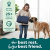 image:imageFurHaven Dog Bed Cover Replacement SofaStyle Design with Soft Quilted Sleep Surface for Cozy Comfort Machine Washable Jumbo Plus XXL Quilted Fabric Navy BlueNavy