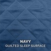 image:imageFurHaven Dog Bed Cover Replacement SofaStyle Design with Soft Quilted Sleep Surface for Cozy Comfort Machine Washable Jumbo Plus XXL Quilted Fabric Navy BlueNavy