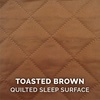 image:imageFurHaven Dog Bed Cover Replacement SofaStyle Design with Soft Quilted Sleep Surface for Cozy Comfort Machine Washable Jumbo Plus XXL Quilted Fabric Navy BlueToasted Brown