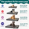 image:imageFurHaven Dog Bed Cover Replacement SofaStyle Design with Soft Quilted Sleep Surface for Cozy Comfort Machine Washable Jumbo Plus XXL Quilted Fabric Navy BlueIron Gray