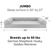image:imageFurHaven Dog Bed Cover Replacement SofaStyle Design with Soft Quilted Sleep Surface for Cozy Comfort Machine Washable Jumbo Plus XXL Quilted Fabric Navy BlueSilver Gray