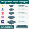 image:imageFurHaven Dog Bed Cover Replacement SofaStyle Design with Soft Quilted Sleep Surface for Cozy Comfort Machine Washable Jumbo Plus XXL Quilted Fabric Navy BlueNavy