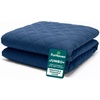 image:imageFurHaven Dog Bed Cover Replacement SofaStyle Design with Soft Quilted Sleep Surface for Cozy Comfort Machine Washable Jumbo Plus XXL Quilted Fabric Navy BlueNavy