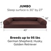 image:imageFurHaven Dog Bed Cover Replacement SofaStyle Design with Soft Quilted Sleep Surface for Cozy Comfort Machine Washable Jumbo Plus XXL Quilted Fabric Navy BlueCoffee