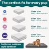 image:imageFurHaven Dog Bed Liner for Large Dogs WaterResistant Foam Protector with Quiet NoCrinkle Cover Design Easy to Clean Jumbo XL Coated Polyester WhiteWhite