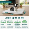 image:imageFurHaven Dog Bed Liner for Large Dogs WaterResistant Foam Protector with Quiet NoCrinkle Cover Design Easy to Clean Jumbo XL Coated Polyester WhiteWhite