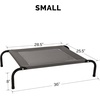 image:imageFurHaven Elevated Dog Bed Cooling Raised Pet Cot with Breathable Mesh Durable Steel Frame IndoorOutdoor Use Easy Assembly Jumbo XL Nylon Mesh with Steel Frame Graphite GrayGraphite Gray