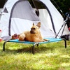 image:imageFurHaven Elevated Dog Bed Cooling Raised Pet Cot with Breathable Mesh Durable Steel Frame IndoorOutdoor Use Easy Assembly Jumbo XL Nylon Mesh with Steel Frame Graphite GrayCapri Blue