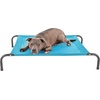 image:imageFurHaven Elevated Dog Bed Cooling Raised Pet Cot with Breathable Mesh Durable Steel Frame IndoorOutdoor Use Easy Assembly Jumbo XL Nylon Mesh with Steel Frame Graphite GrayCapri Blue
