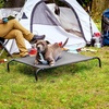 image:imageFurHaven Elevated Dog Bed Cooling Raised Pet Cot with Breathable Mesh Durable Steel Frame IndoorOutdoor Use Easy Assembly Jumbo XL Nylon Mesh with Steel Frame Graphite GrayGraphite Gray