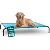 image:imageFurHaven Elevated Dog Bed Cooling Raised Pet Cot with Breathable Mesh Durable Steel Frame IndoorOutdoor Use Easy Assembly Jumbo XL Nylon Mesh with Steel Frame Graphite GrayCapri Blue