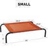 image:imageFurHaven Elevated Dog Bed Cooling Raised Pet Cot with Breathable Mesh Durable Steel Frame IndoorOutdoor Use Easy Assembly Jumbo XL Nylon Mesh with Steel Frame Graphite GrayTerracotta Red