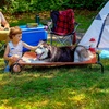 image:imageFurHaven Elevated Dog Bed Cooling Raised Pet Cot with Breathable Mesh Durable Steel Frame IndoorOutdoor Use Easy Assembly Jumbo XL Nylon Mesh with Steel Frame Graphite GrayTerracotta Red
