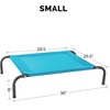 image:imageFurHaven Elevated Dog Bed Cooling Raised Pet Cot with Breathable Mesh Durable Steel Frame IndoorOutdoor Use Easy Assembly Jumbo XL Nylon Mesh with Steel Frame Graphite GrayCapri Blue